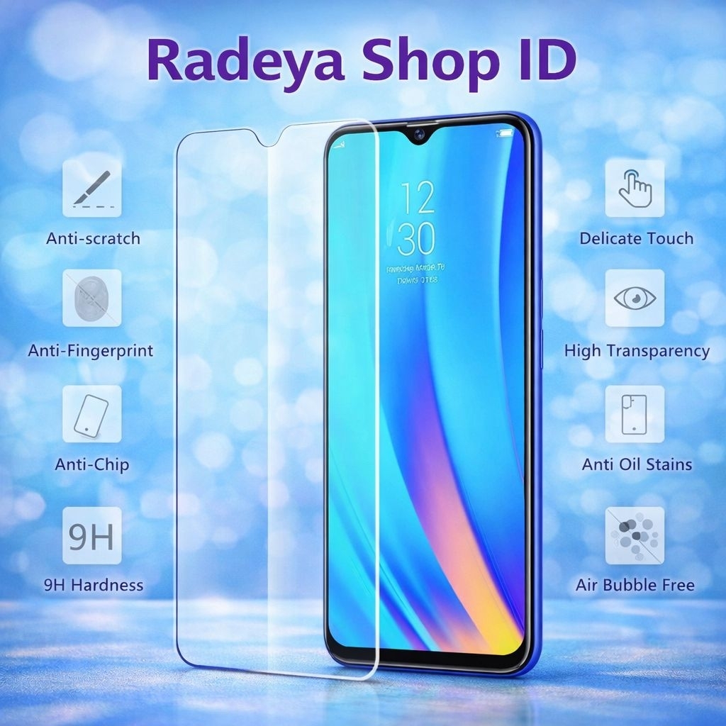 Tempered Glass Antigores Bening Non List XI40MI R3DMI P0C0 SERIES Radeya Shop ID