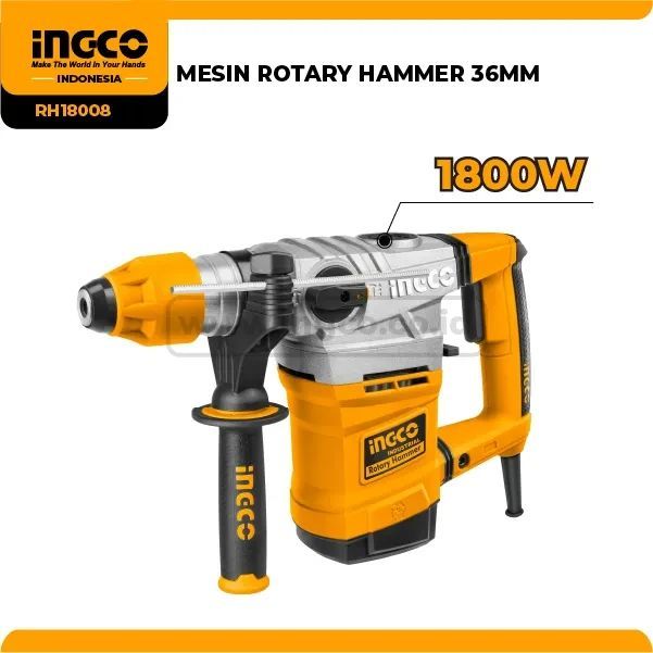 INGCO RH18008 – MESIN ROTARY HAMMER 36MM