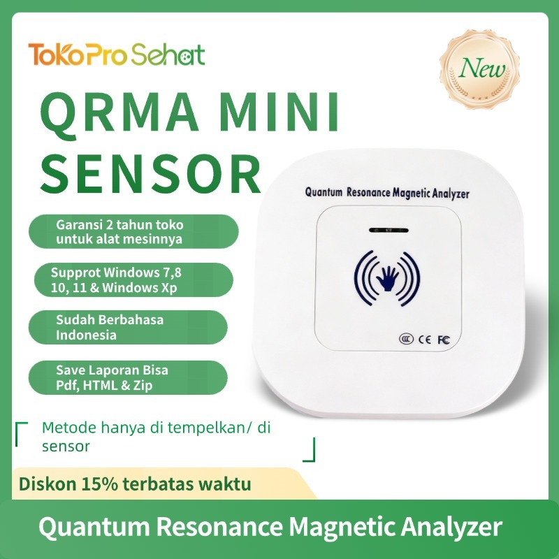 QRMA RESONANSI MINI VERSI SENSOR - Quantum Resonansi Magnetic Analyzer - Bahasa Indonesia -  TERBARU
