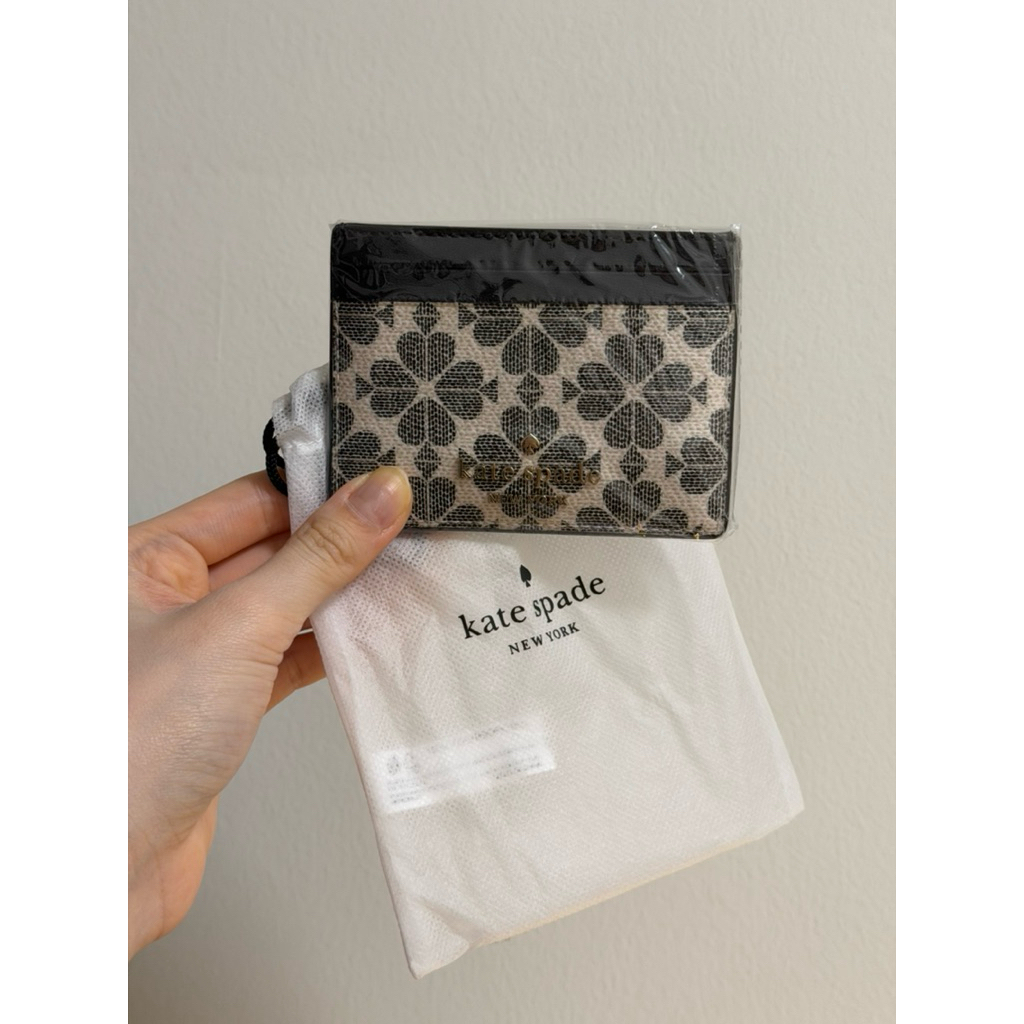 kate spade (spade flower black mult 001) BLC small slim card holder/wallet