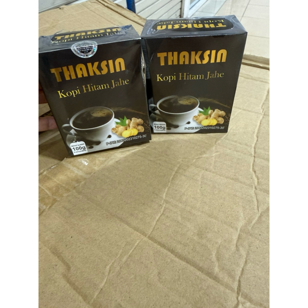 Thaksin kopi hitam jahe 5sachet