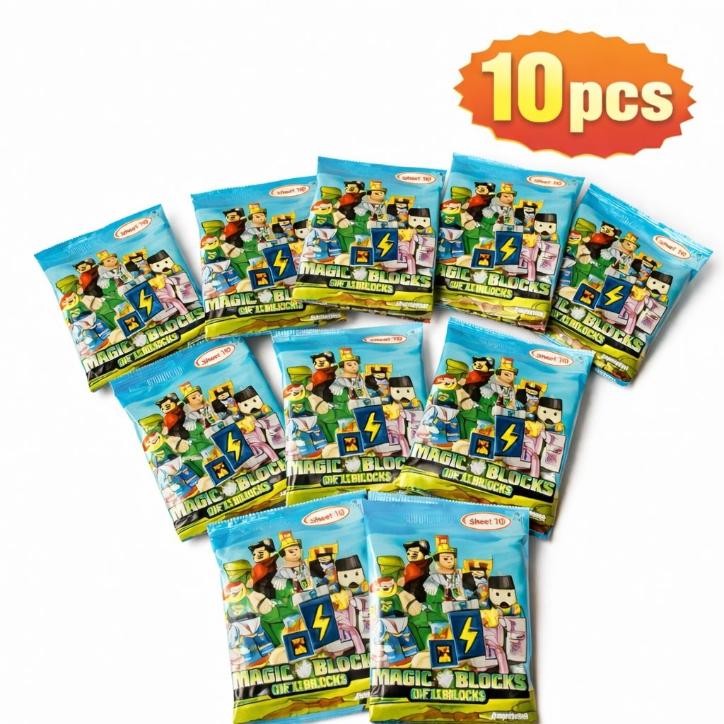 10 pcs Permen Keras Sweet Me dengan Hadiah Mini Lego Minecraft