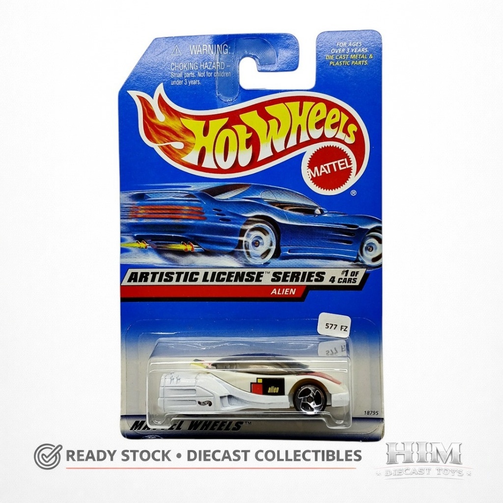 Hot Wheels "Artistic License" Alien Putih - 577FZ - FZ11