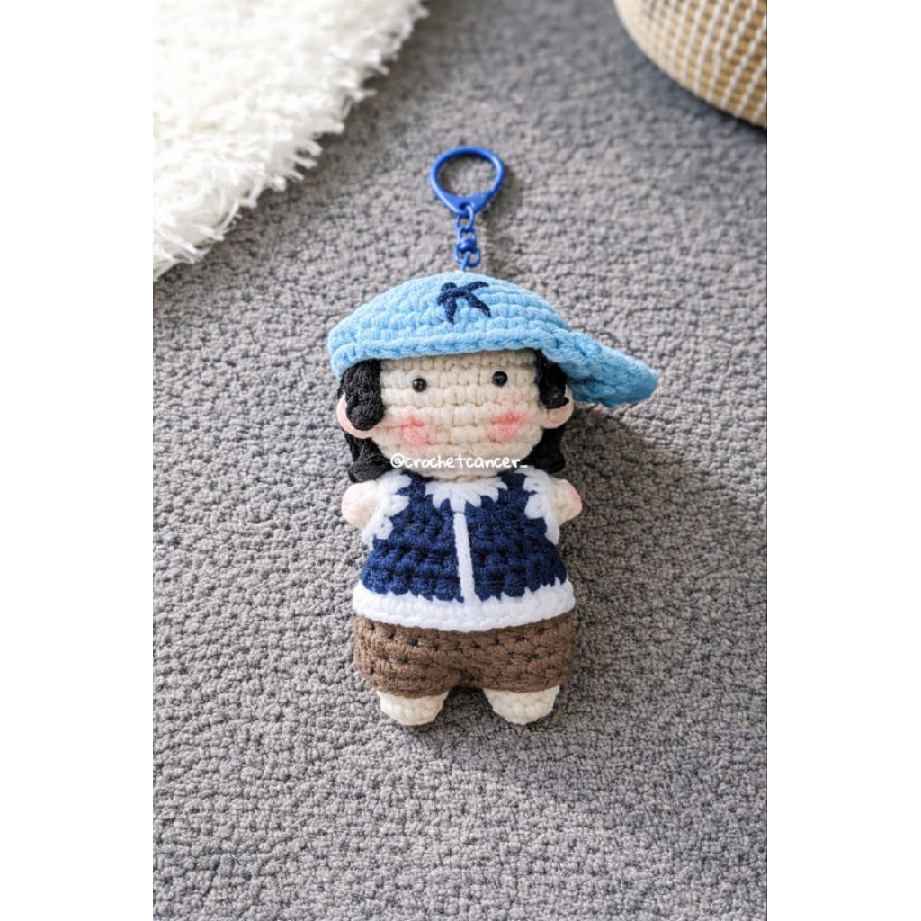 keychain keonho cortis/amigurumi/crochet keonho/keychain