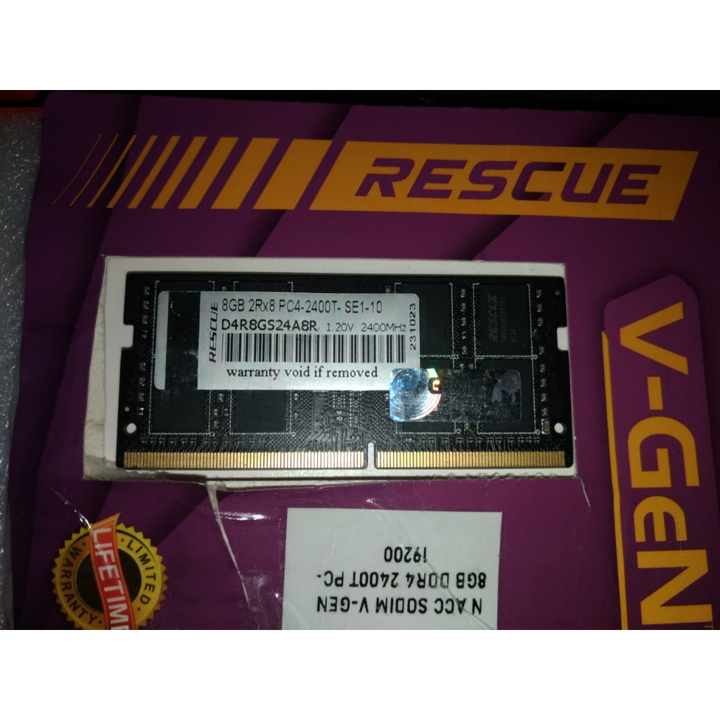 RAM laptop V-GEN DDR4 8GB 2400MHZ