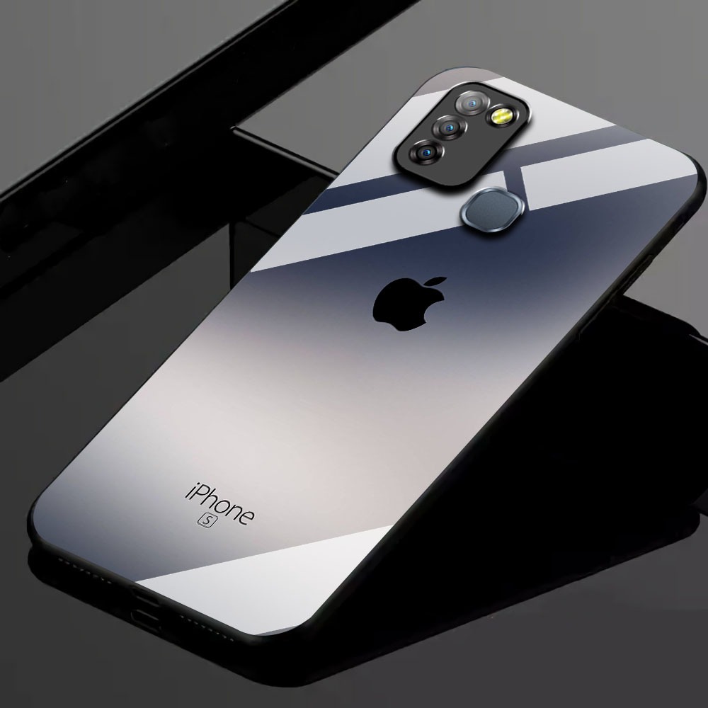 KK11 Softcase Glass Hp Terbaru For Infinix Smart 5/Smart 6 RAM 3 silikon Hp ada pelindung camera Cas