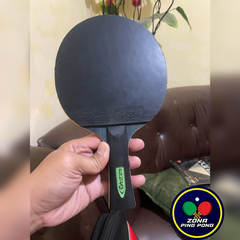 Bet Pingpong Sepaket Kayu Katana Karet Nittaku Fastact G1 Dan C1 Secon Bekas