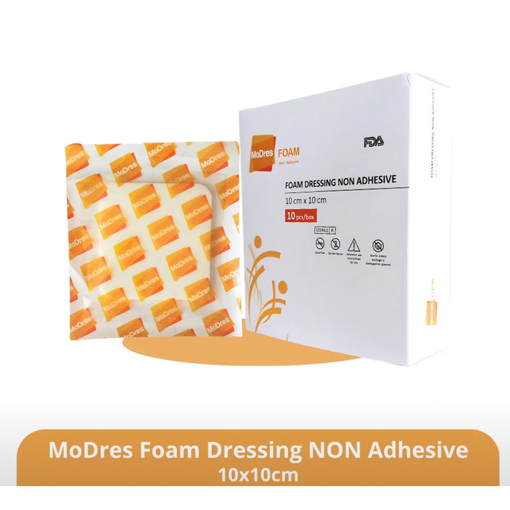 MODRES ALGINATE DRESSING 10 x 10 CM / PERBAN LUKA MODERN / PENYERAP DARAH PADA LUKA