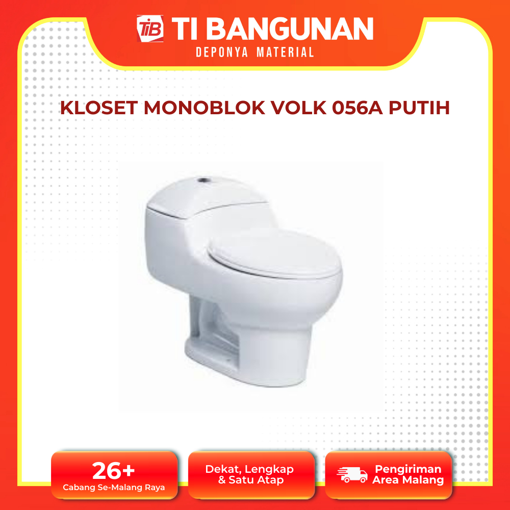 KLOSET MONOBLOK VOLK 056A PUTIH
