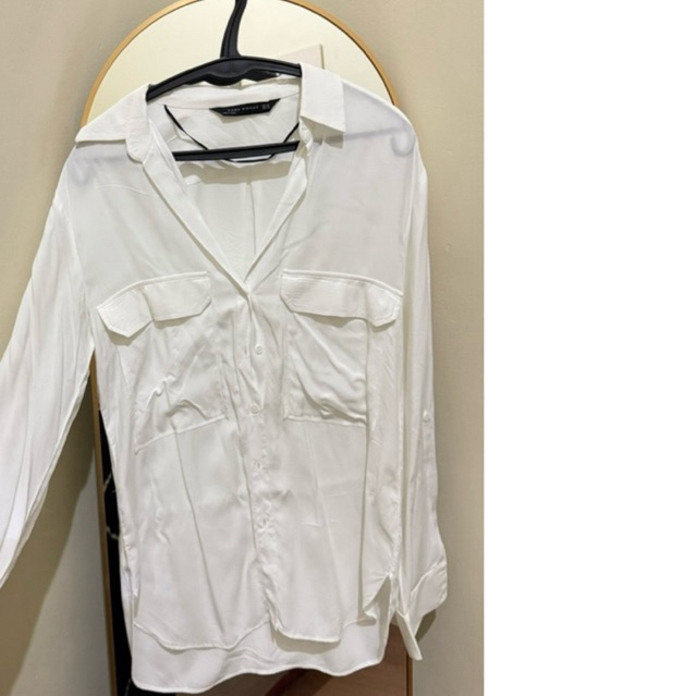 kemeja putih zara woman