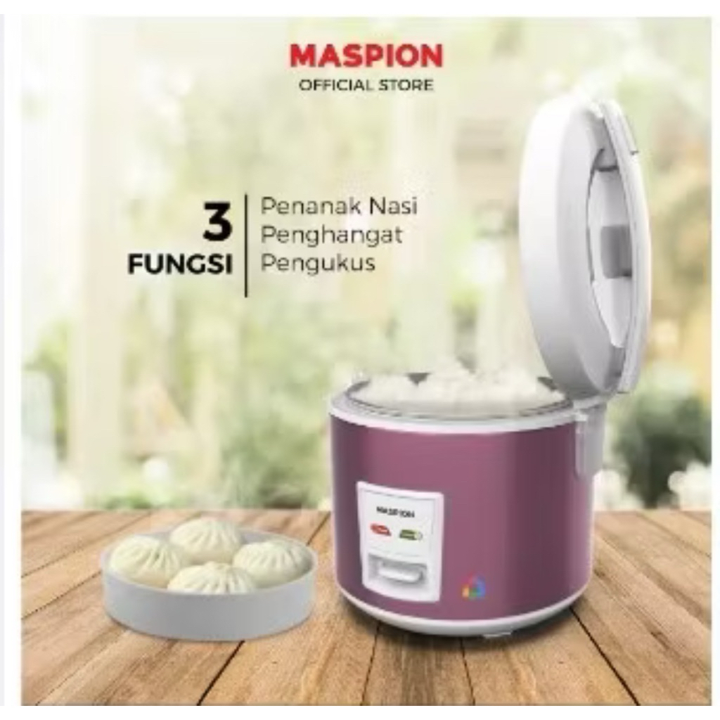 MAGIC COM MASPION MRJ 1892 - RICE COOKER MASPION 3IN1 - MASPION MAGIC COM 1.8 LITER - MEJIK KOM MASP