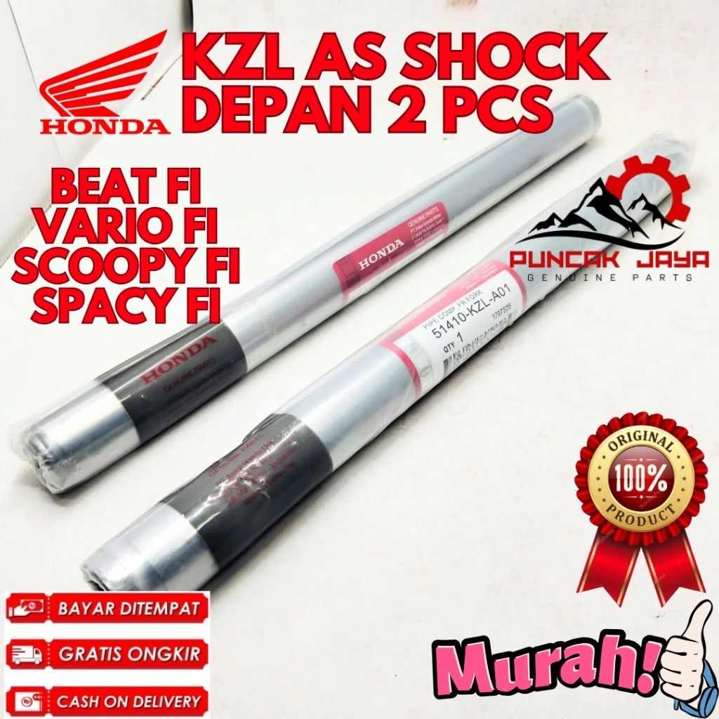 AS SHOCK DEPAN 2 PCS ORIGINAL HONDA KODE KZL, AS SHOCK DEPAN VARIO FI, AS SHOCK DEPAN BEAT FI, AS SH