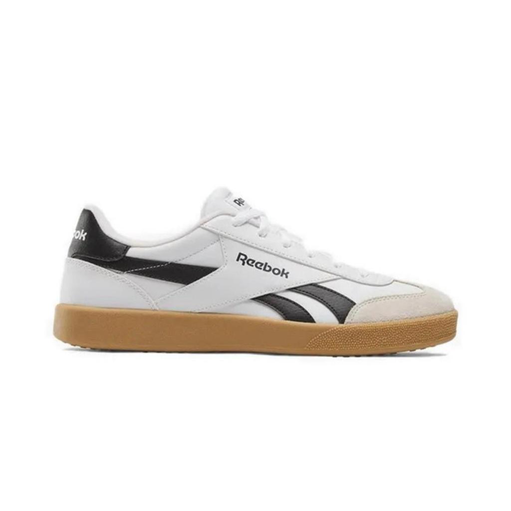 REEBOK CLASSIC CLUB SMASH EDGE S LEATHER WHITE BLACK GREY GUM ORIGINAL