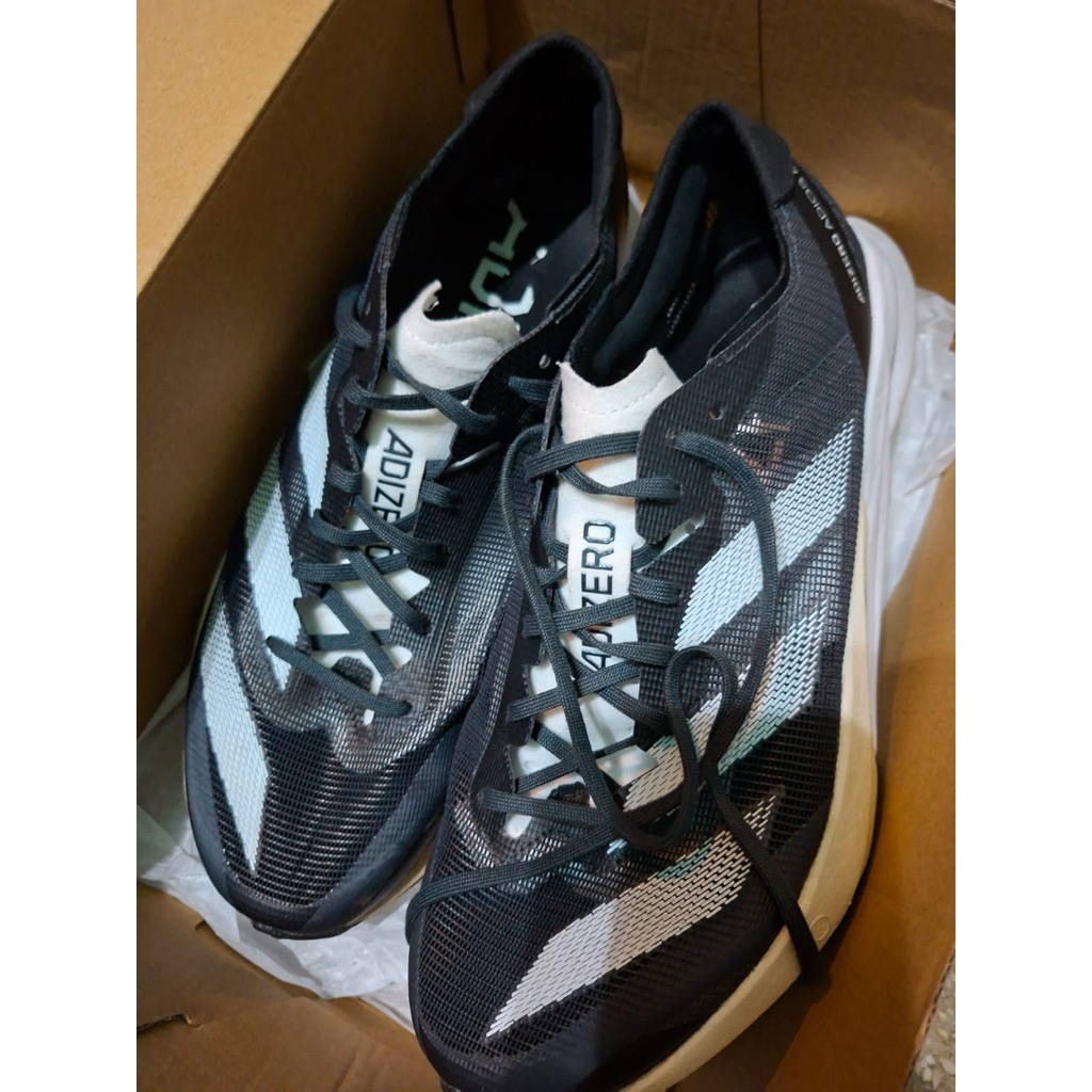 Adidas Adizero Adios 8 M sepatu running Black