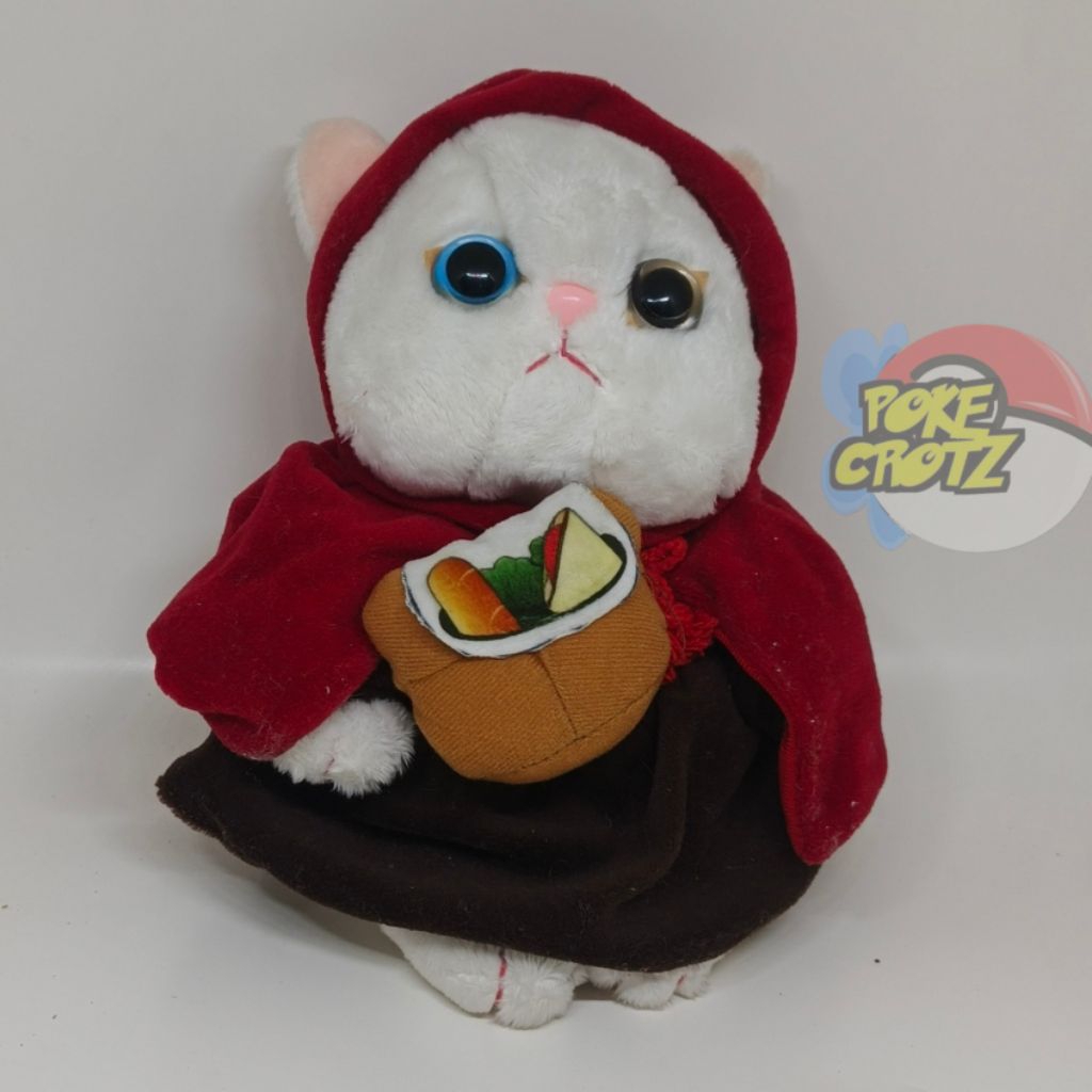 Boneka Choo Choo Cat Stuffed Little Red Riding Hood Naito Design plush 20cm