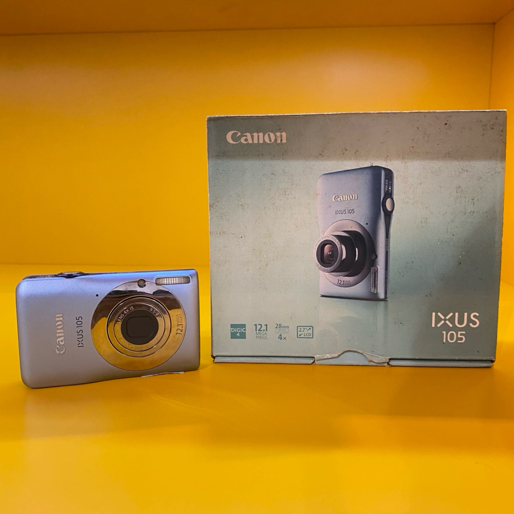 CANON IXUS 105 BLUE WITH BOX