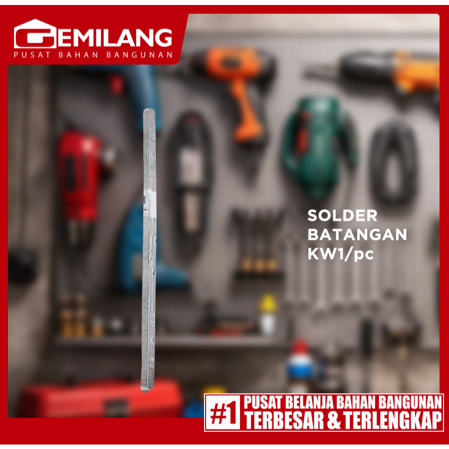CAP PANCING TIMAH SOLDER BATANGAN KW1/pc