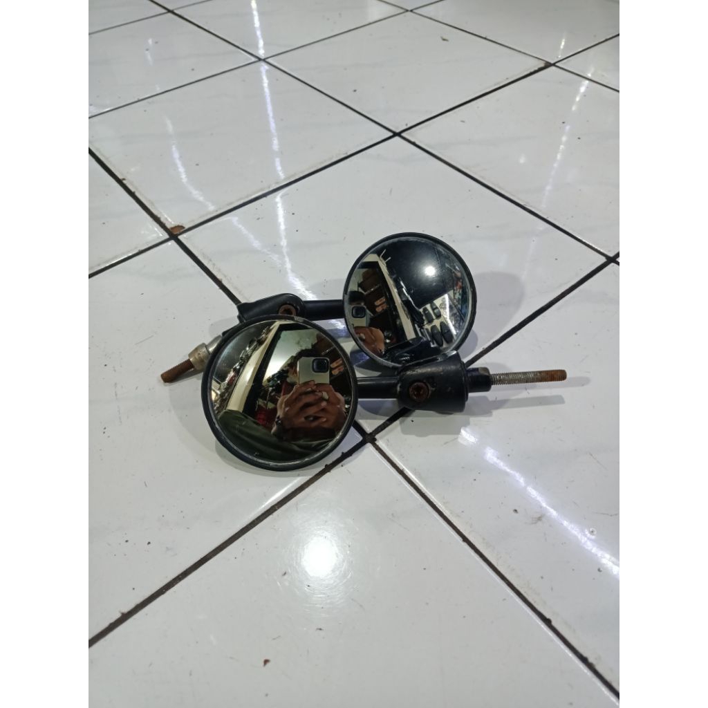 Spion Jalu Bulat Cembung Motor Universal