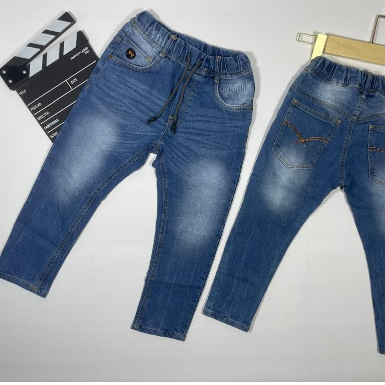 Celana Jeans Anak Laki Laki /  Celana Panjang Anak Cowok Model Trendi Kekinian Usia 4 - 13 Tahun #Aq