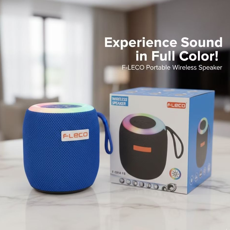 Speaker Bluetooth Portable Fleco F-1914 FB