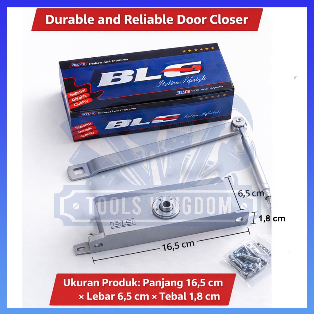Door Closer Bellucci - Door Closer Pintu - Pintu Kayu - Pintu Besi - Penutup Pintu Otomatis - Door C