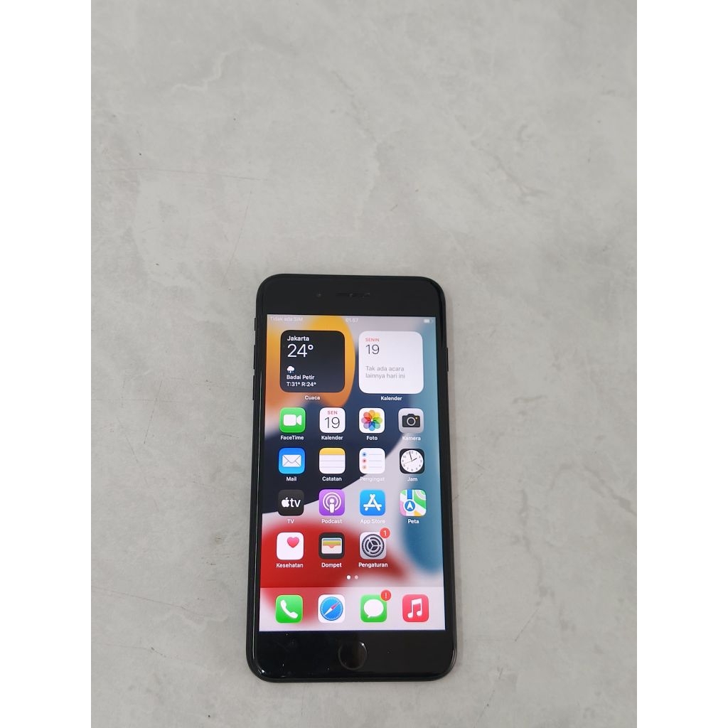 IPHONE 7 PLUS 128GB WIFI ONLY SIMLOCK, BH 80%, SIAP PAKAI