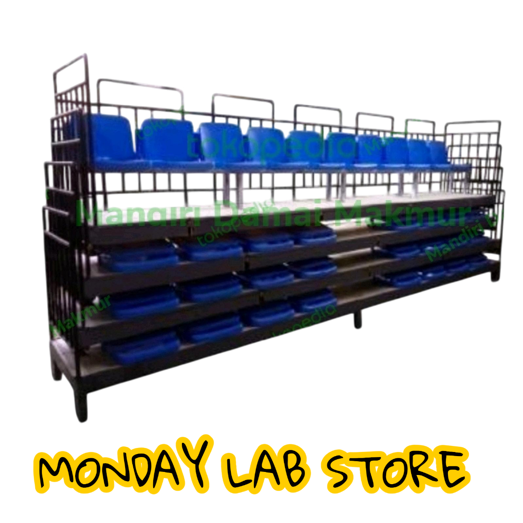 Bangku Olahraga Teleskopik / kursi tribun – BOT 500 Fc