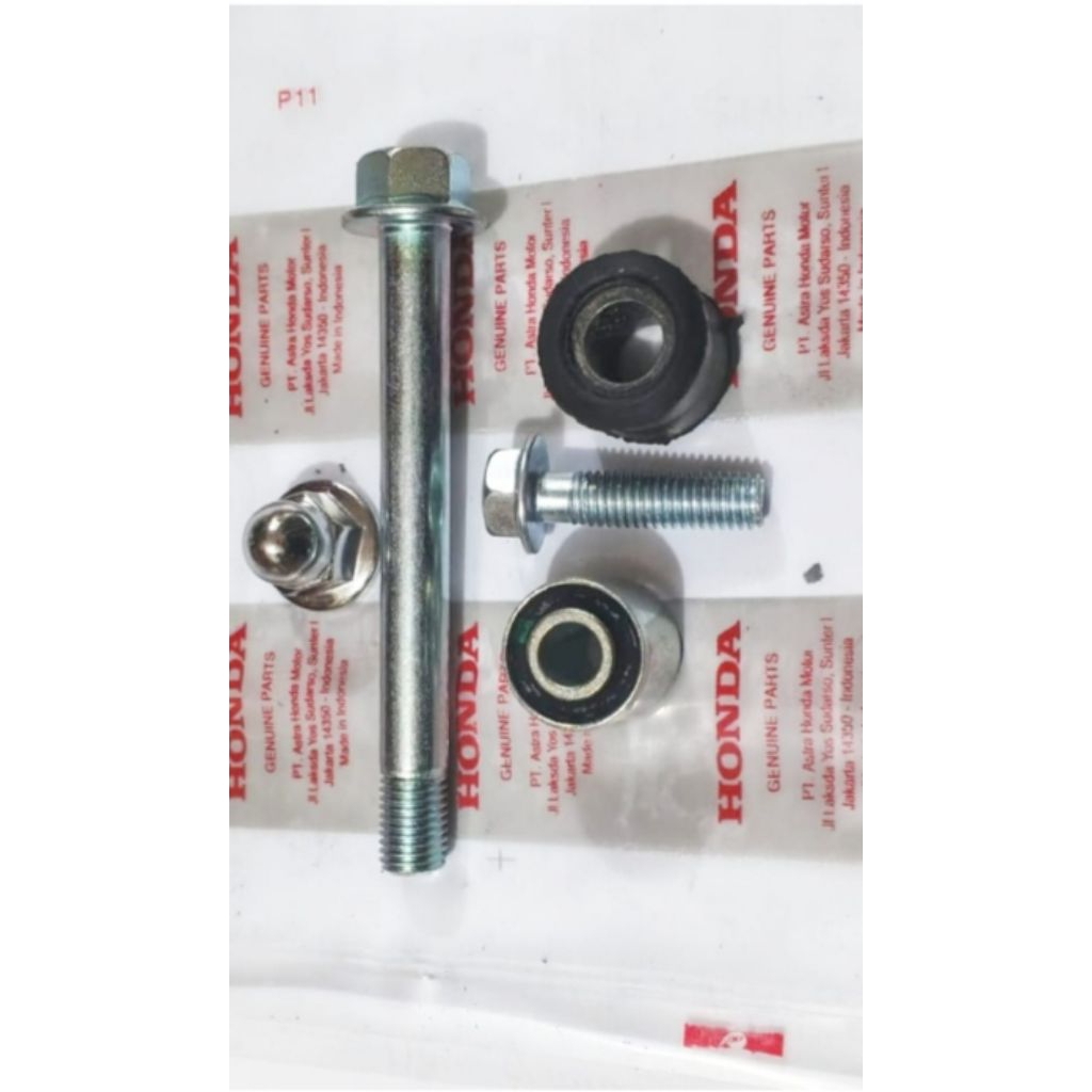 baut shock belakang beat fi set atas bawah plus karet mur isi 5
