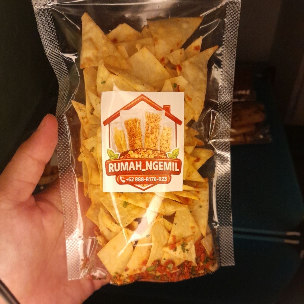 Pangsit Goreng Daun Jeruk Pedas
