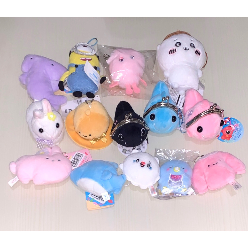 update (27 Januari) plushie plush yell keychain ikan fish pouch baju pink bb3 baby three ocean pari 