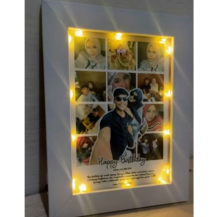 Bingkai Foto Grid | 12 Foto | , GIFT, Kado Ultah | Kado Anniversary, Congratulation, dll | Bingkai F