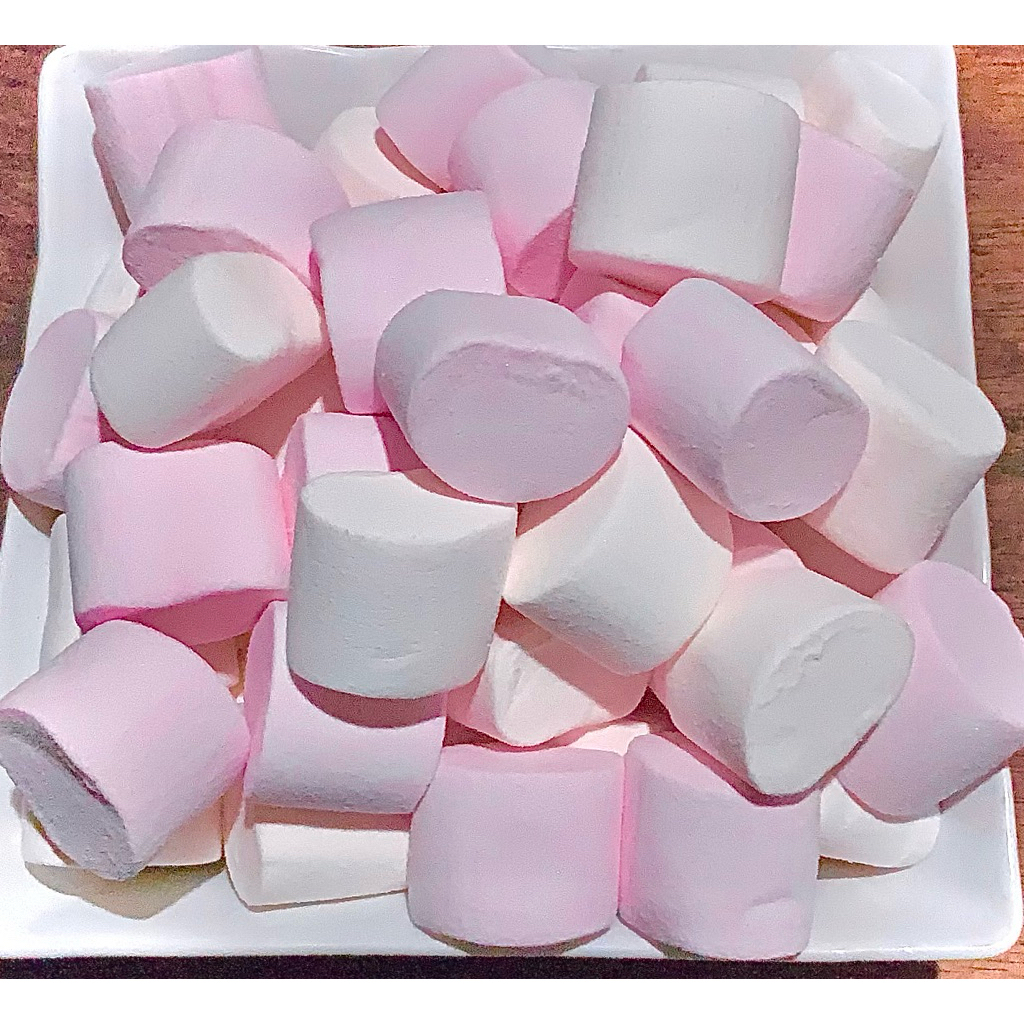 500GR Marshmallow Mega Pink White Kiloan Murah Halal | Corniche | Mega Snow White | Mega Barbeque