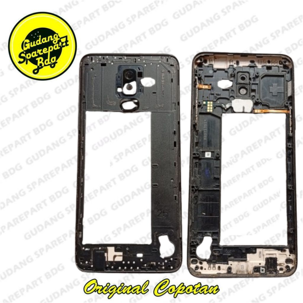 Bazzel Tulang Tengah Fingerprint Samsung Galaxy J8 Second Copotan