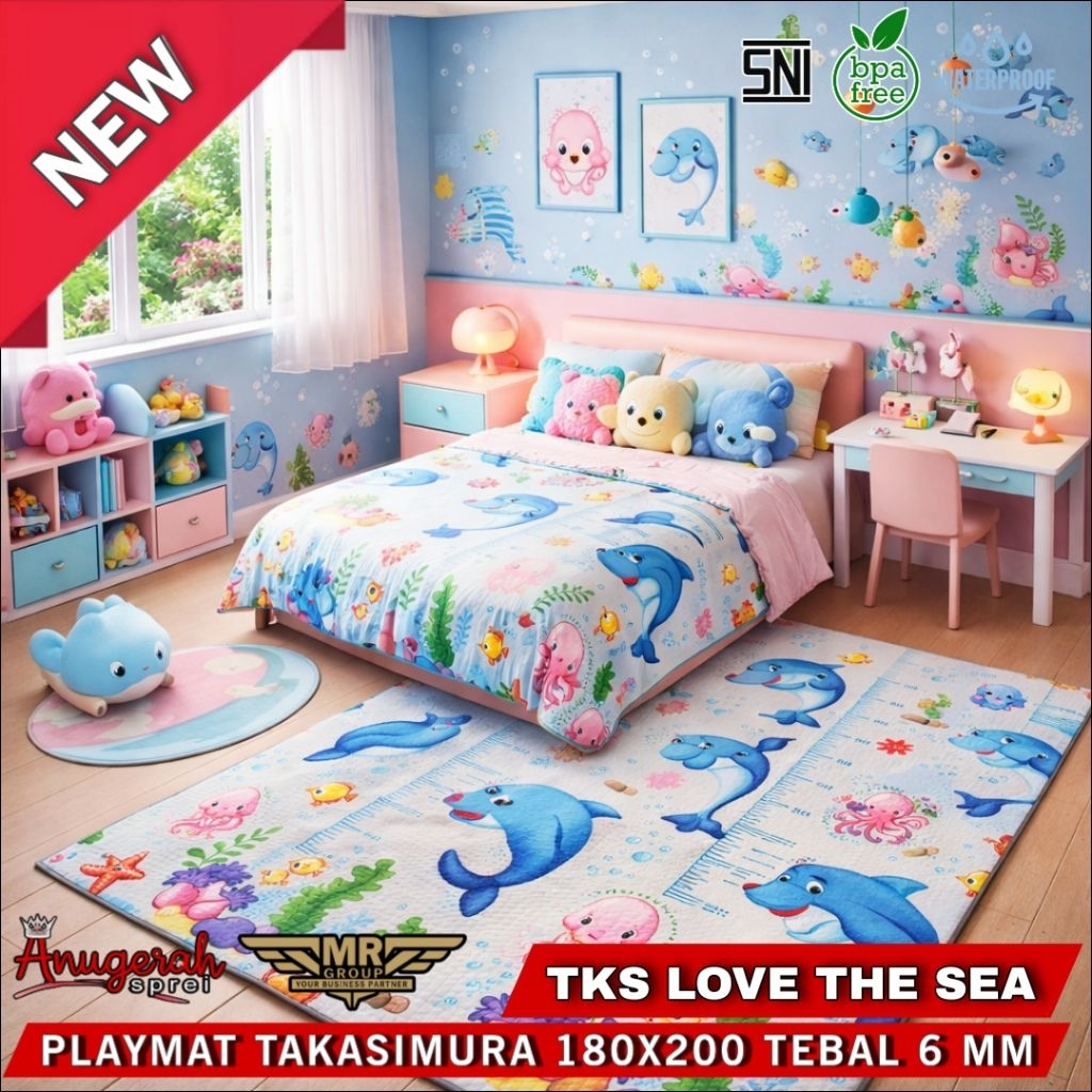 YAKIMURA - PLAYMATE UK.180x200 / TIKAR LIPAT ANAK / PLAYMATE YAKIMURA / PLAYMATE BABY