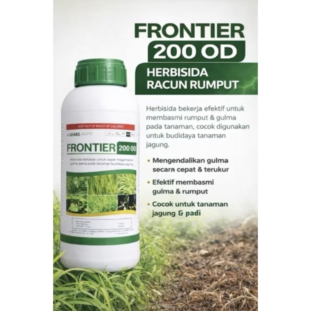 FRONTIER 200 OD racun rumput herbisida untuk mematikan gulma