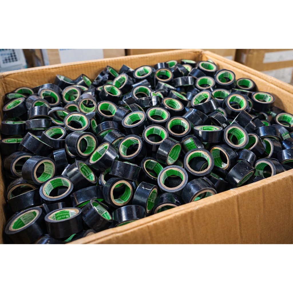 Isolasi Listrik Hitam Bekas Tebal | Masih Lengket | Murah Grosir