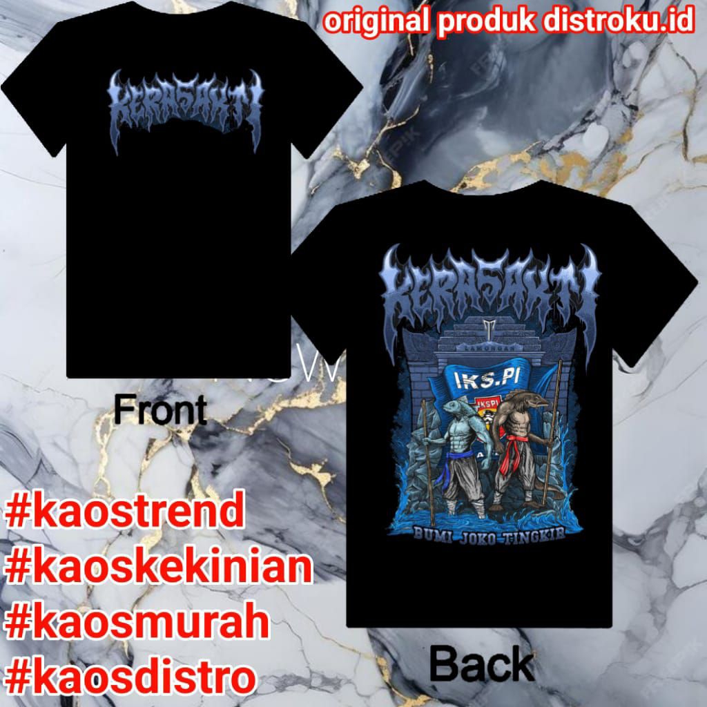 PROMO | Kaos Kera Sakti Bumi Joko Tingkir Lamongan Distro Pria Wanita Kaos Ikspi Kera Sakti Murah