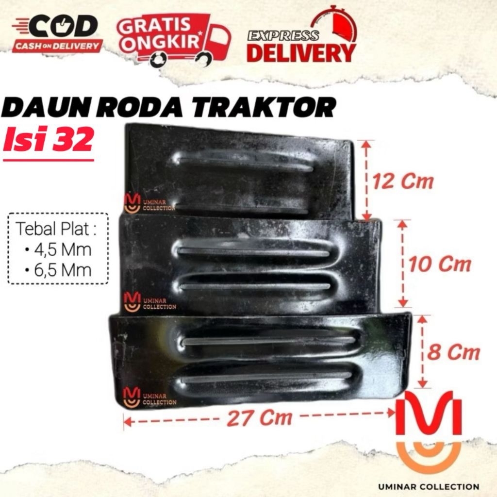 (ISI 32) Daun roda Traktor standart/Daun roda besi/Daun roda Quick/krepyak traktor/Daun roda