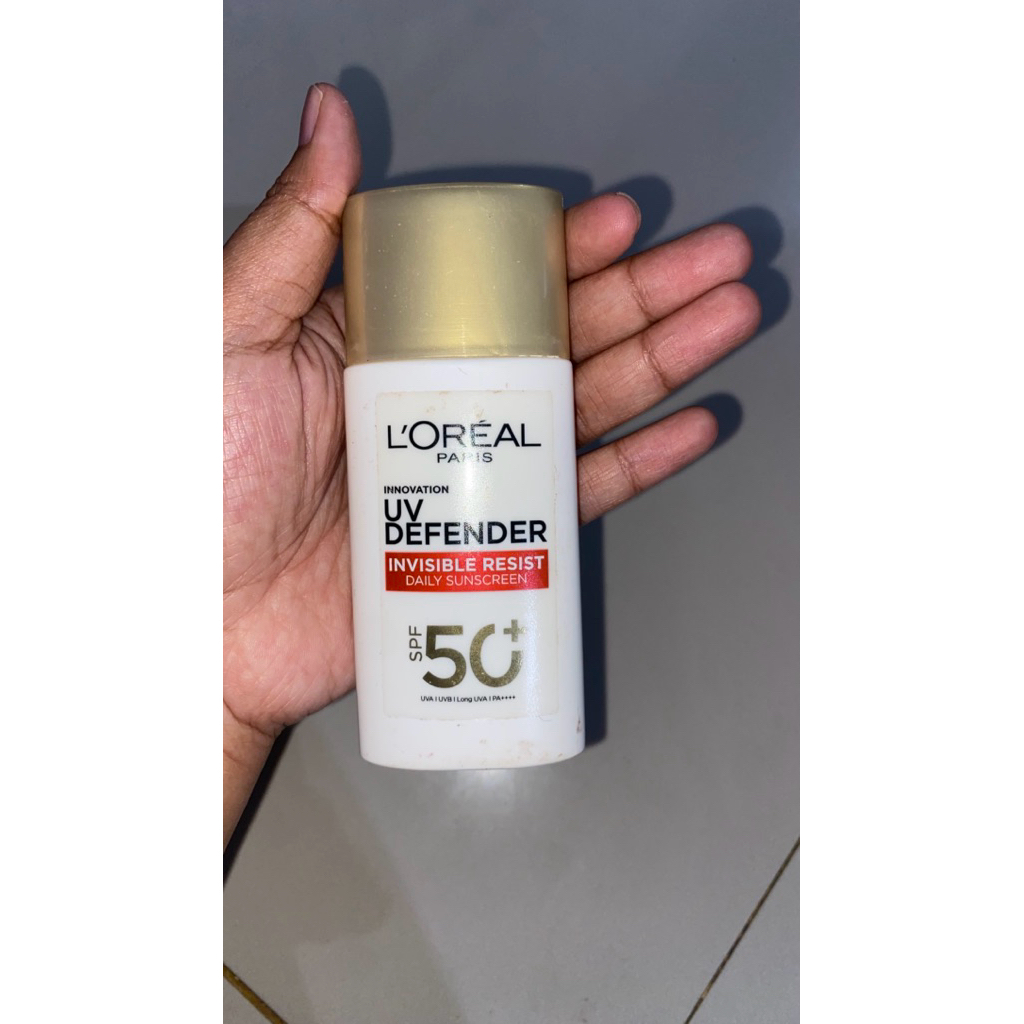 loreal paris uv defender serum protector sunscreen