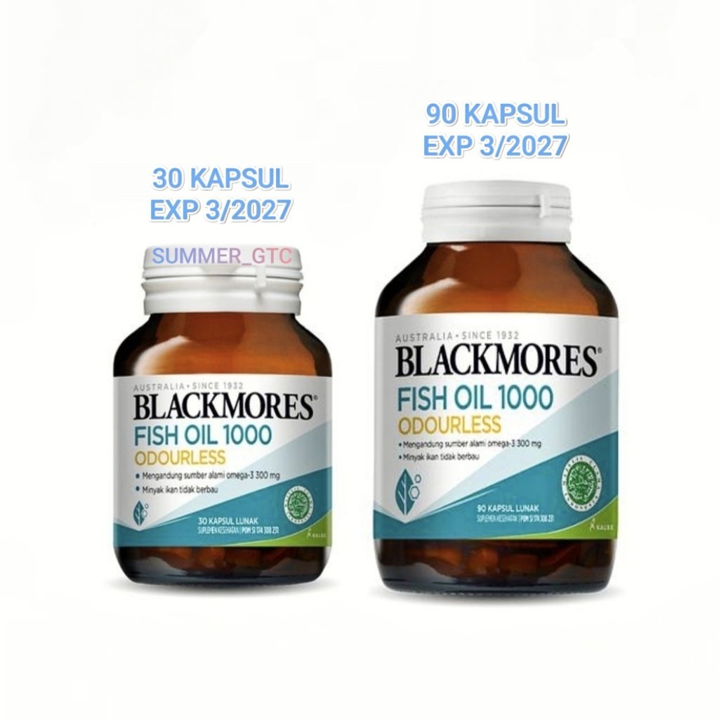 blackmores fish oil 1000 odourless 30 kapsul 90 kapsul