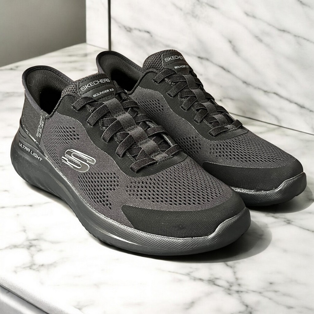 Sepatu Sneaker Pria Skechers Tali Variasi ORIGINAL Ringan Nyaman Olahraga Jalan Outdoor