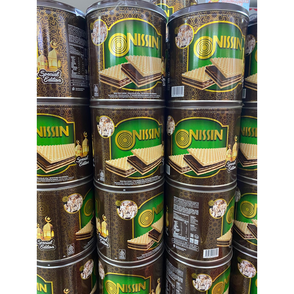 Wafer Nissin 1 Karton isi 6pcs kaleng