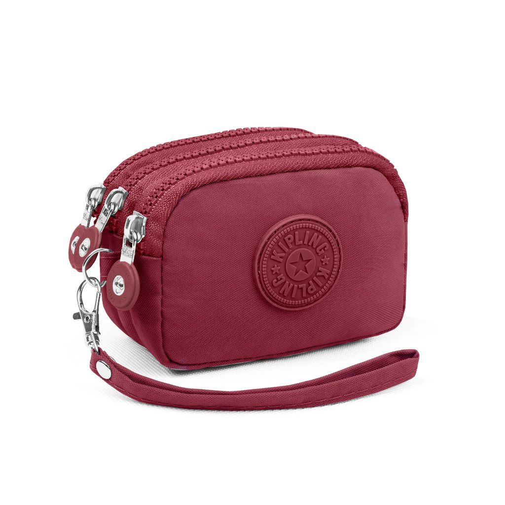 Dompet Koin Mini 3 Ruang Bahan nylon Air Dompet wanita import