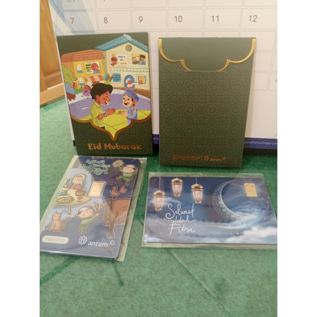Logam mulia Antam gift series IdulFitri 0.5 gram
