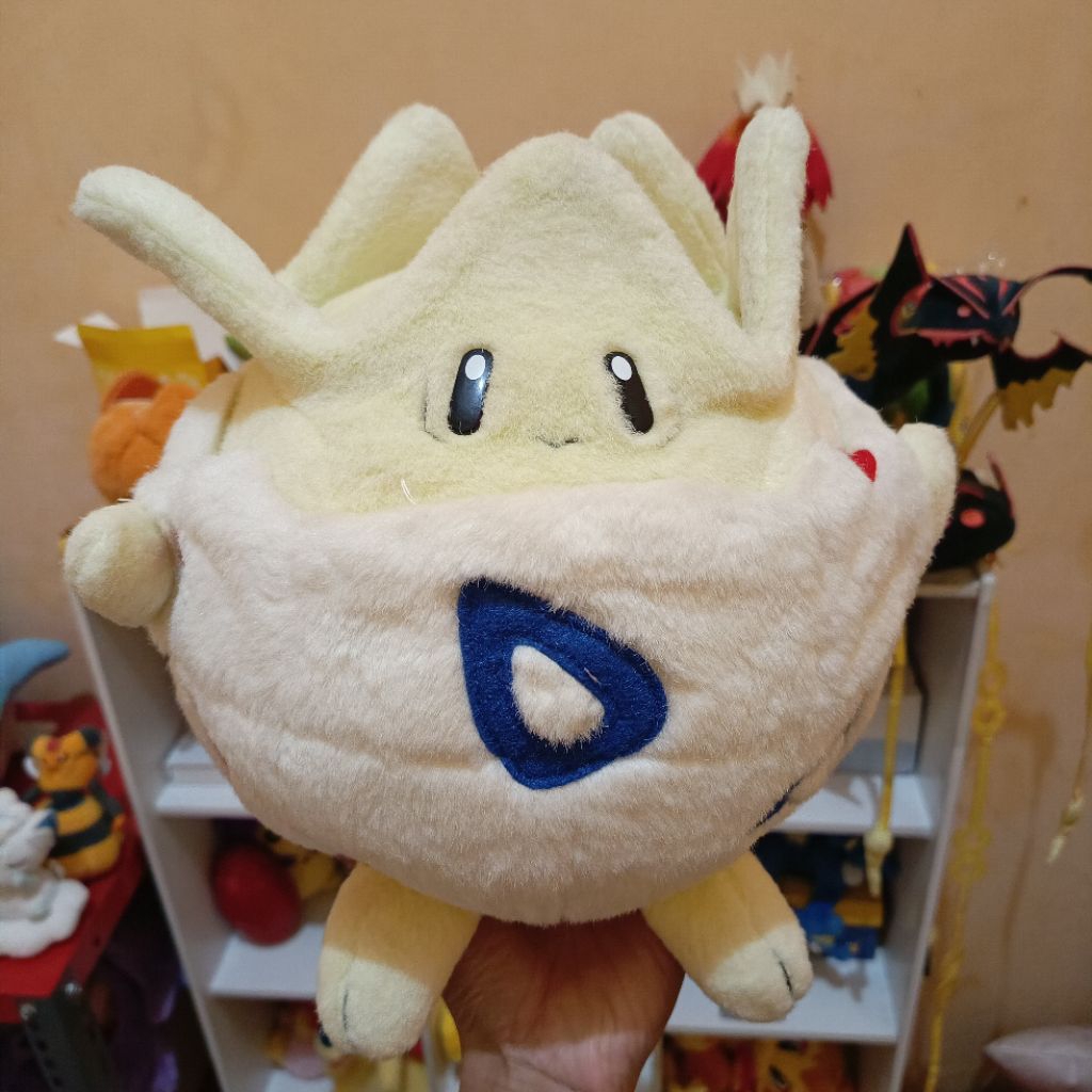 Rare Item Togepi Tomy Vintage Size Besar / Plush Togepi Pokemon Tomy