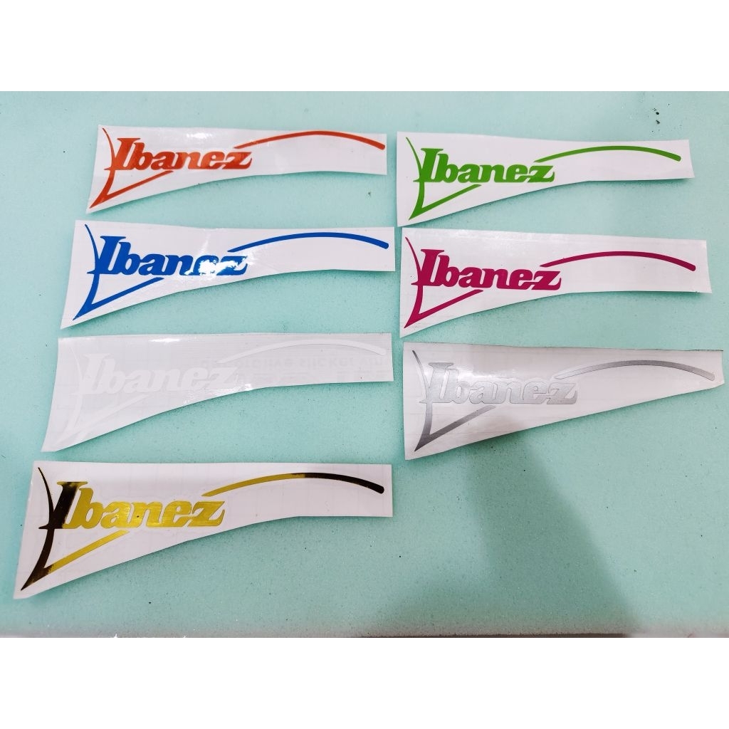 Decal Stiker Head Stock Neck Gitar Ibanez