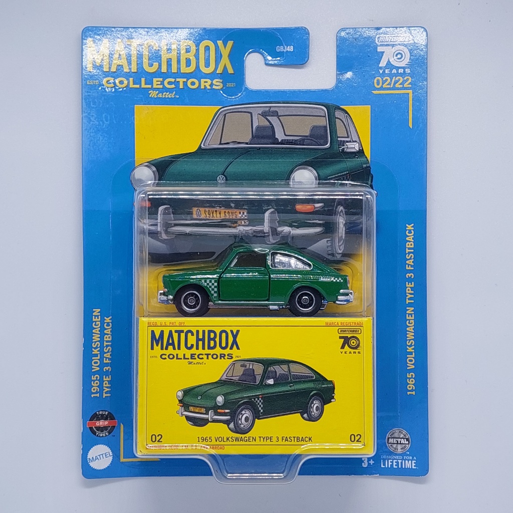 Matchbox 1965 Volkswagen Type 3 Fastback Matchbox Collectors