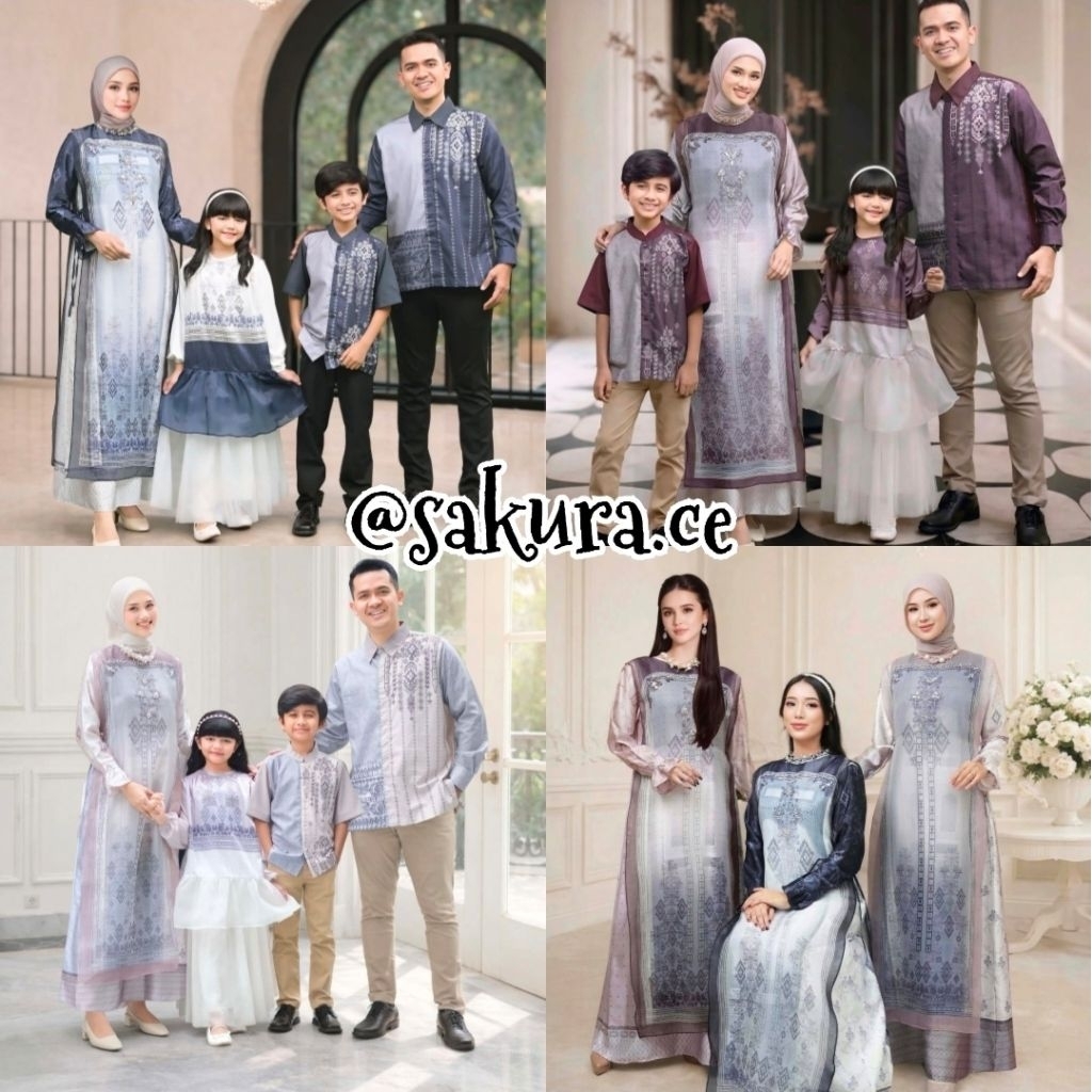 Granada Raya Series Dearvlabel Vanilla Raya Signatured Raya Koko Kids Dress Kids by Vanillahijab Van