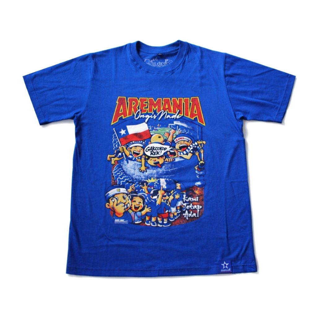 kaos Aremania "Cartoon Aremania Ongis Nade"