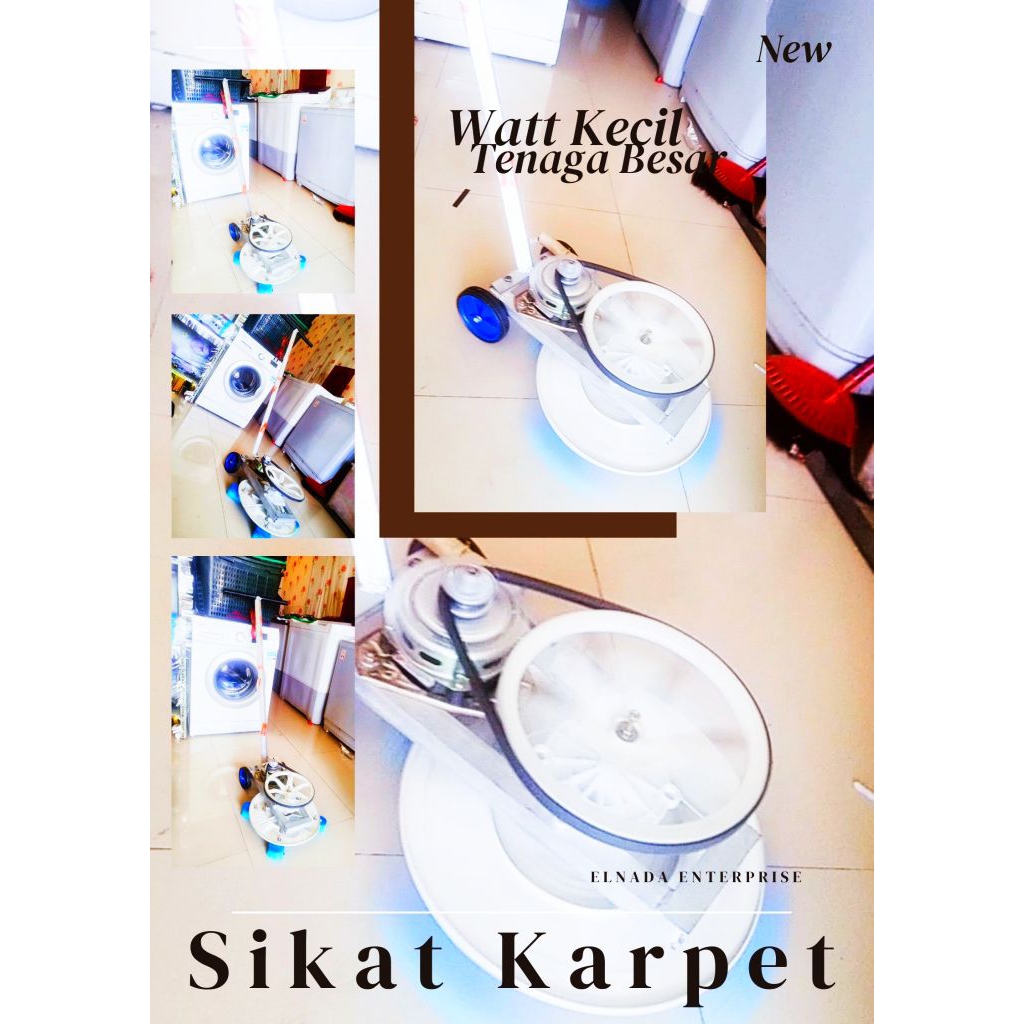 Mesin Sikat Karpet laundry / Permadani